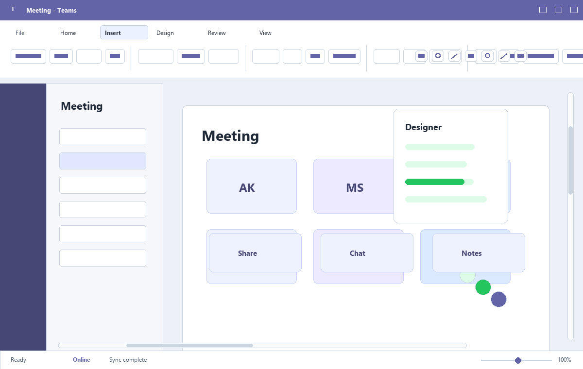 Скриншот Microsoft Teams 2019 с видеовстречей